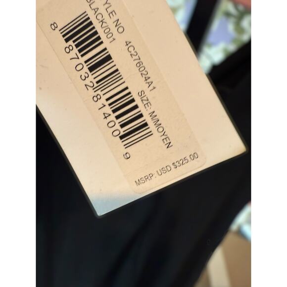 NWT T Alexander Wang Jersey Lace-Up Bodycon Mini Dress Black Womens Size Medium - Picture 7 of 8